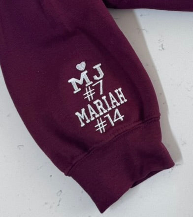 Wolves Sweatshirt & Hoodie | Custom Arch Sparkle Appliqué | Personalized School Spirit | It's So Cute®