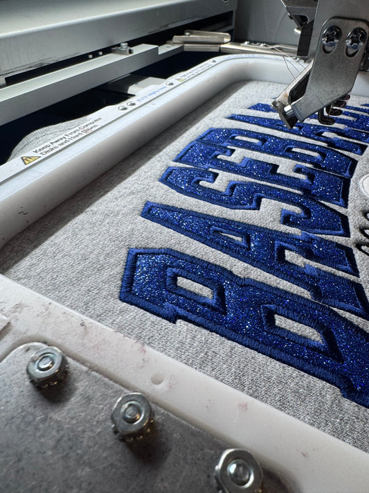 Baseball Mom Embroidered Sweatshirt, Custom Mama Crewneck, Custom Baseball Varsity Crewneck.