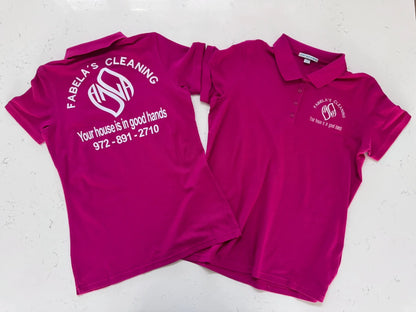 Port Authority women's classic polo with custom embroidered logo detail