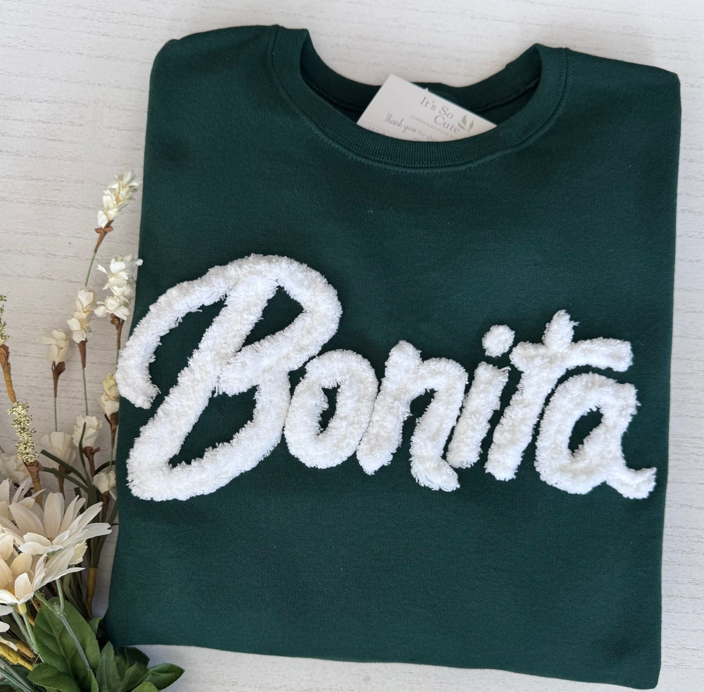 Sudadera Personalizada Bordada para Mamá | Nombre y Año Personalizados | Aplique Universitario