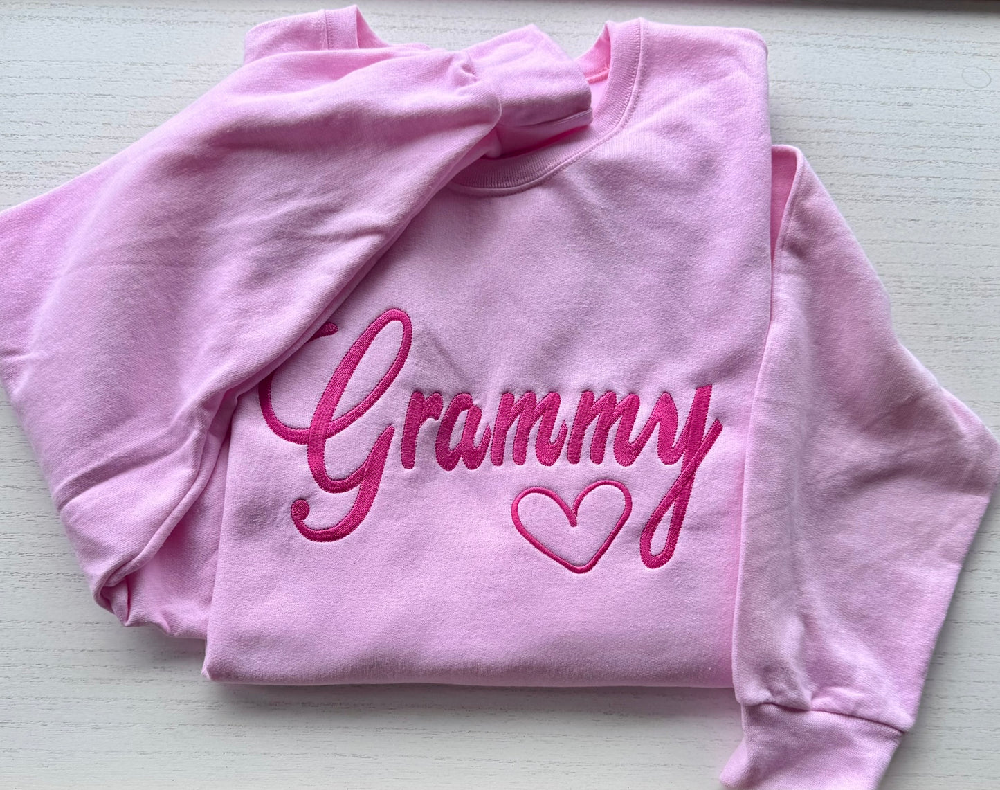 Personalized Embroidered Grandma Sweatshirt & Hoodie | Custom Curly Script | Mama Nana Grammy Gift