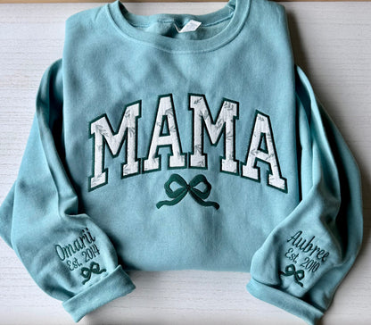 Mama Embroidered Sweatshirt – Personalized