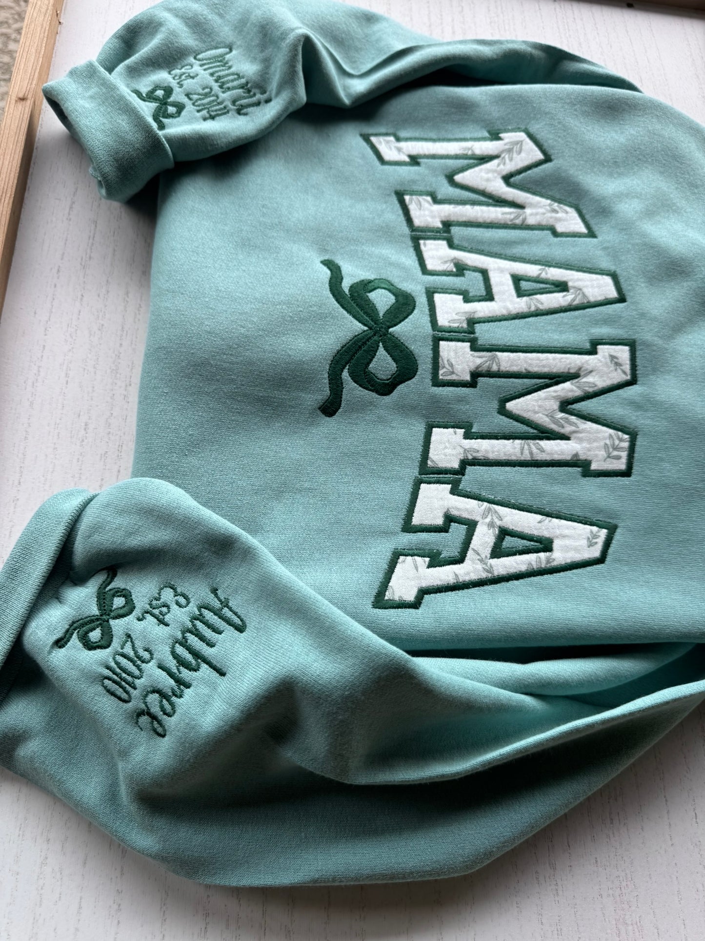 Mama Embroidered Sweatshirt – Personalized