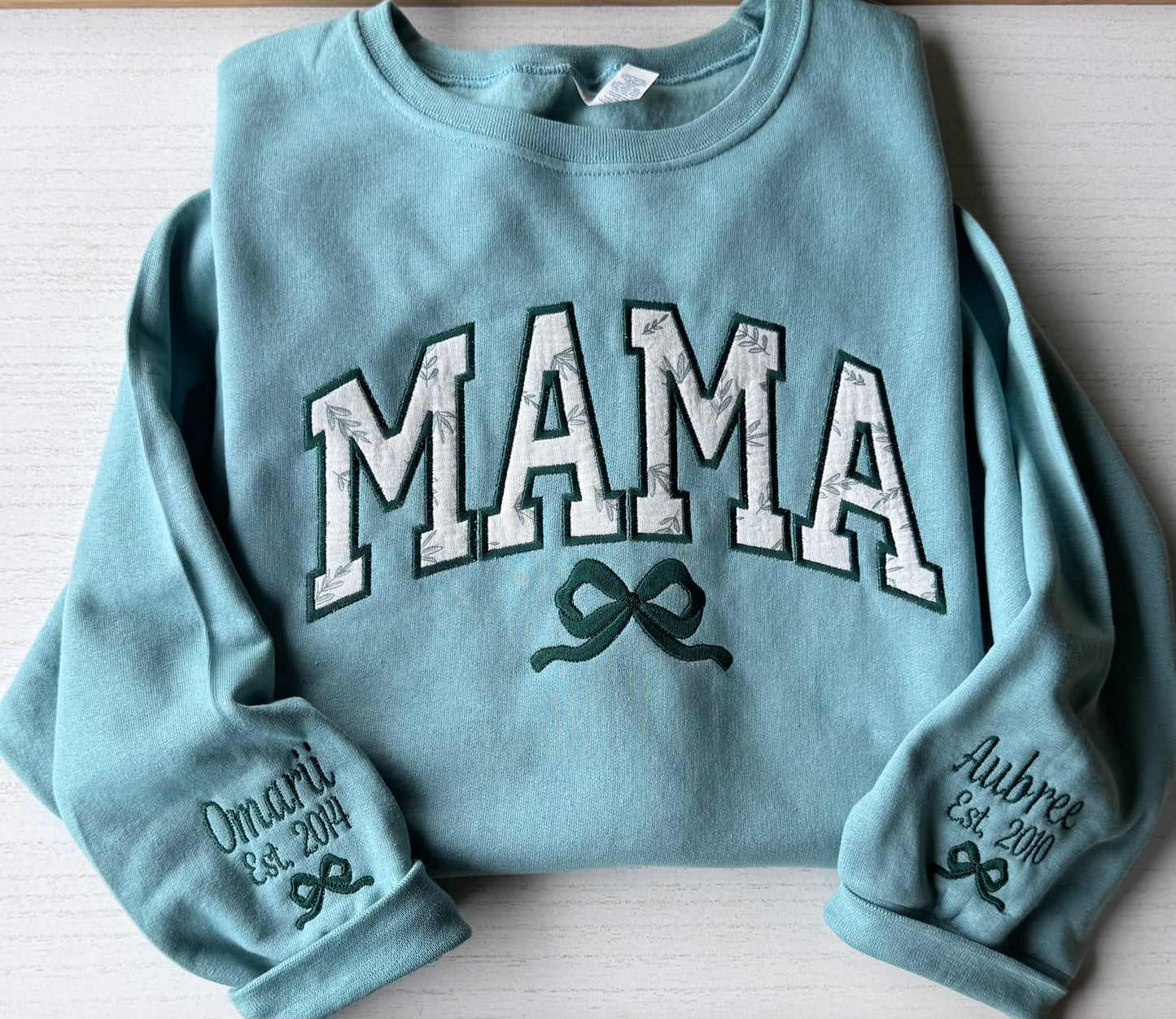 Mama Embroidered Sweatshirt – Personalized