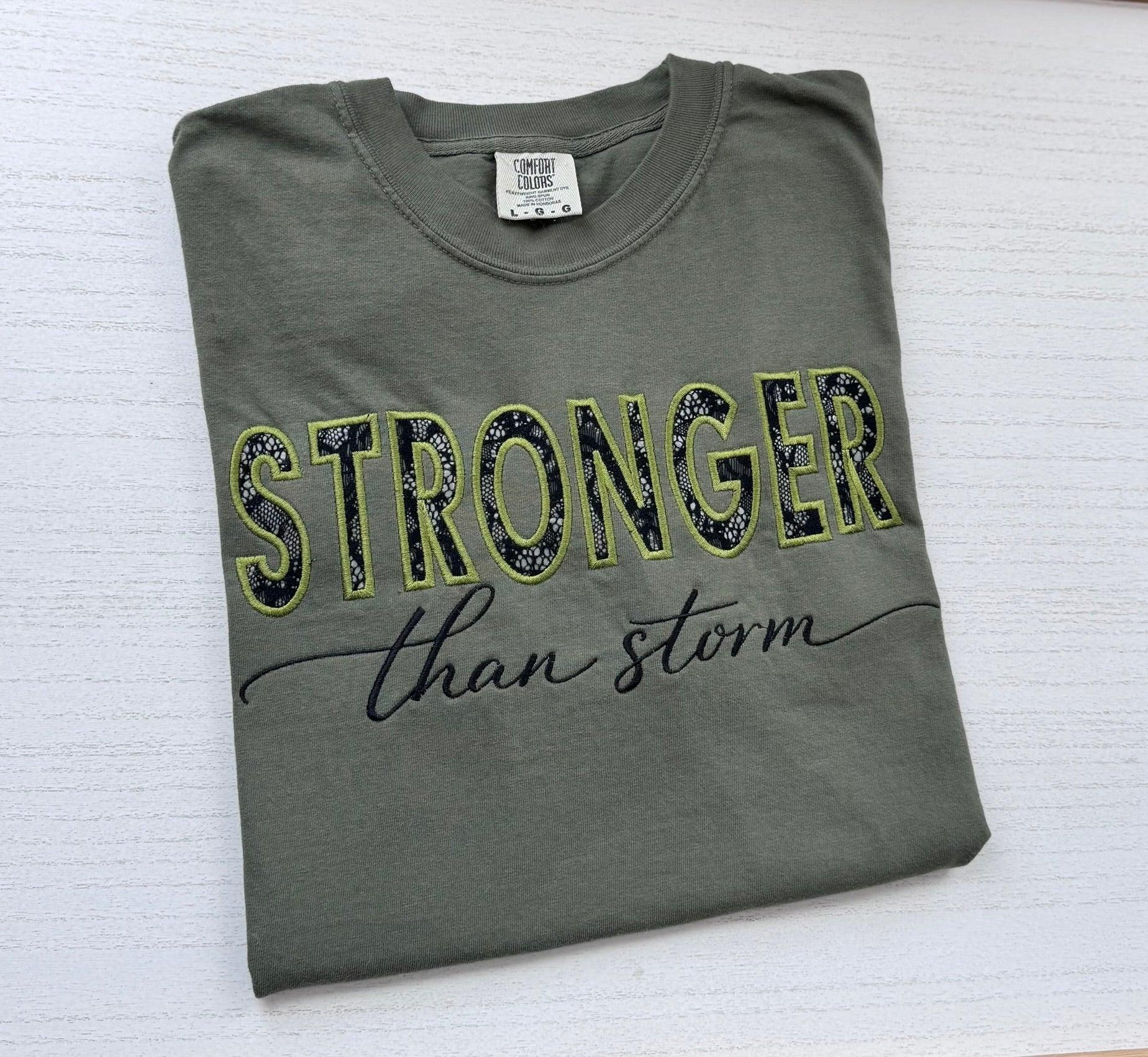Stronger-than-Storm-EmbroideredShirt-Itssocute-1 - It's So Cute
