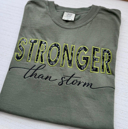 Stronger-than-Storm-EmbroideredShirt-Itssocute-3 - It's So Cute