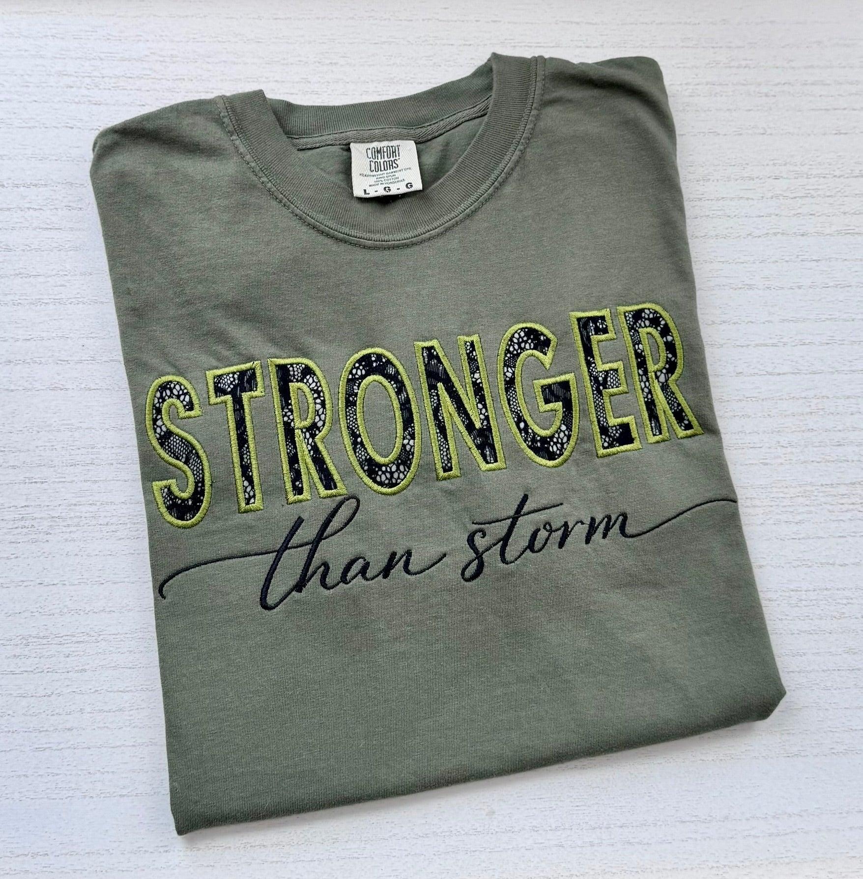 Stronger-than-Storm-EmbroideredShirt-Itssocute-4 - It's So Cute