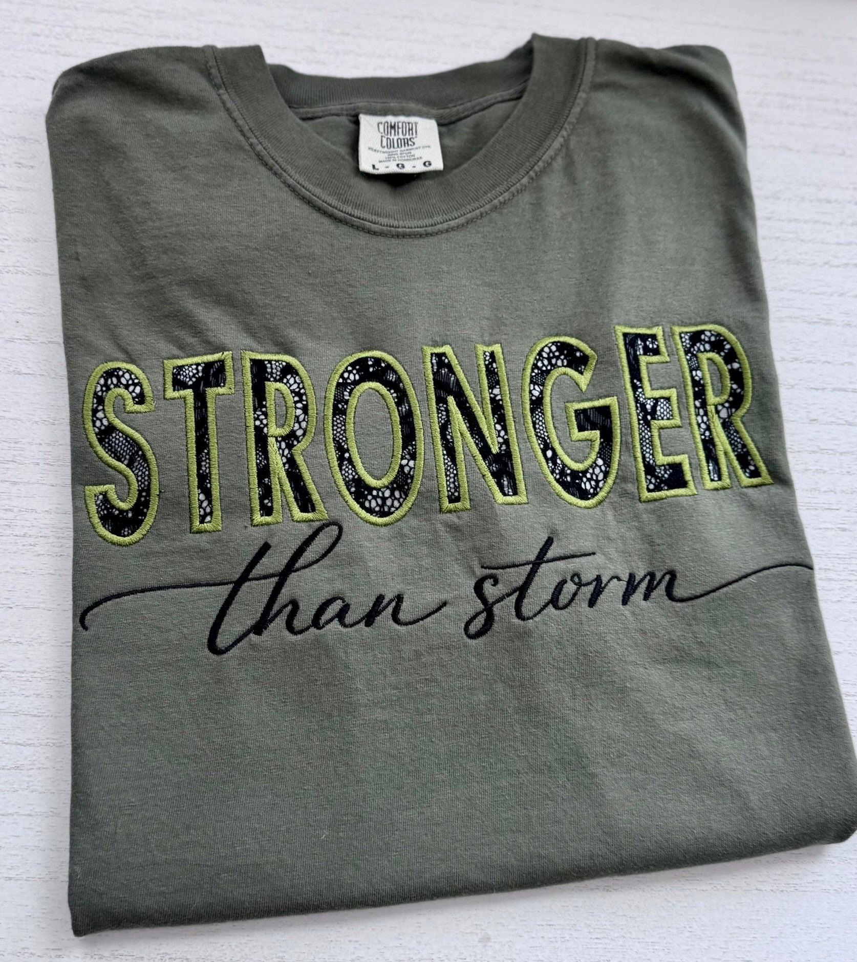 Stronger-than-Storm-EmbroideredShirt-Itssocute-5 - It's So Cute