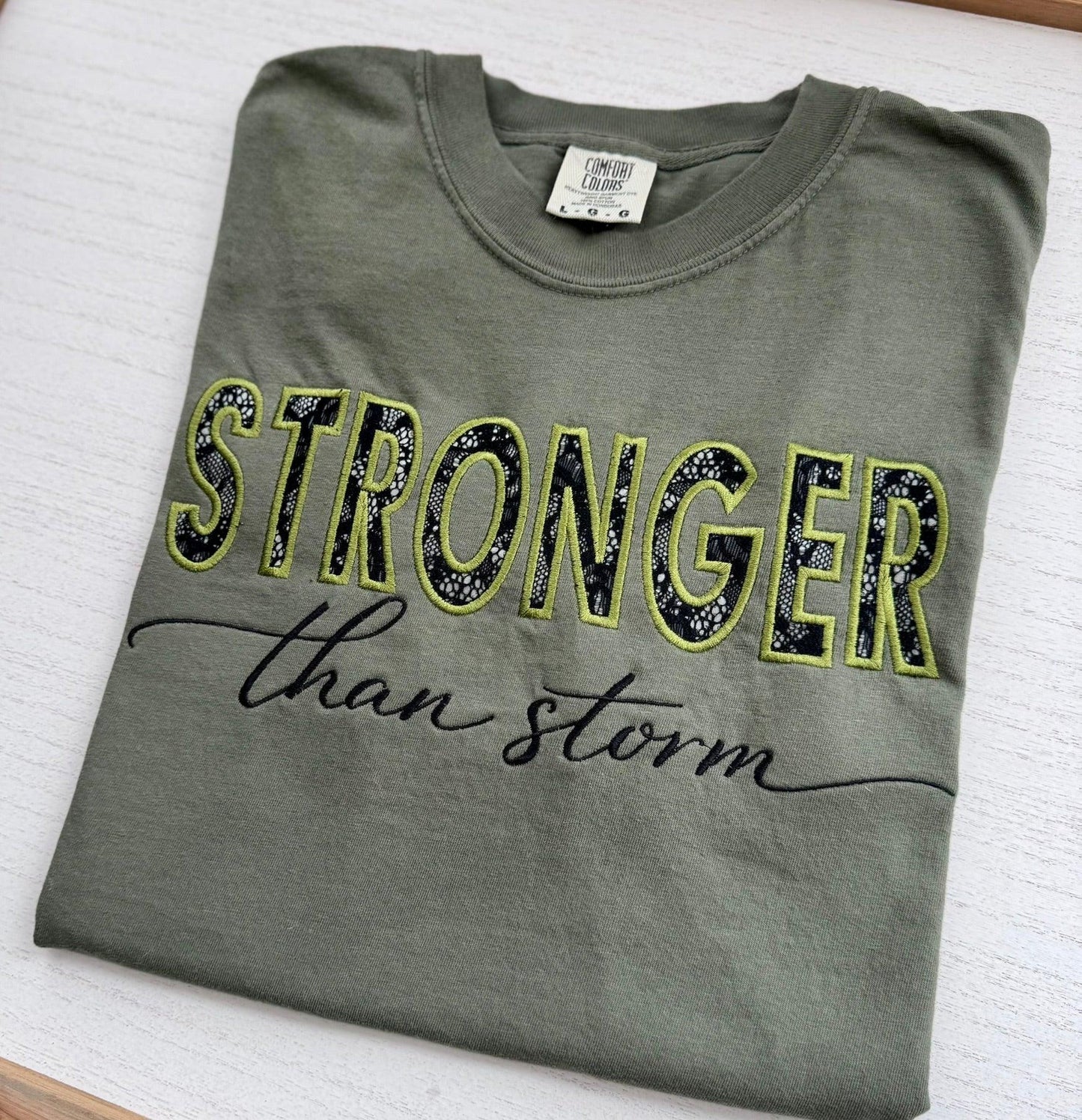 Stronger-than-Storm-EmbroideredShirt-Itssocute-6 - It's So Cute