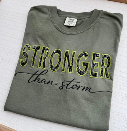 Stronger-than-Storm-EmbroideredShirt-Itssocute-6 - It's So Cute
