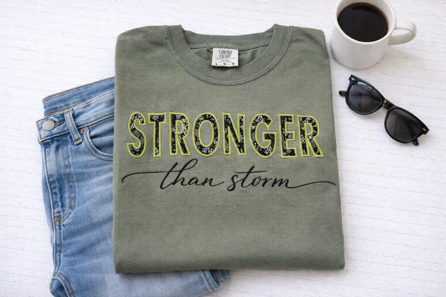 Stronger-than-Storm-EmbroideredShirt-Itssocute-8 - It's So Cute