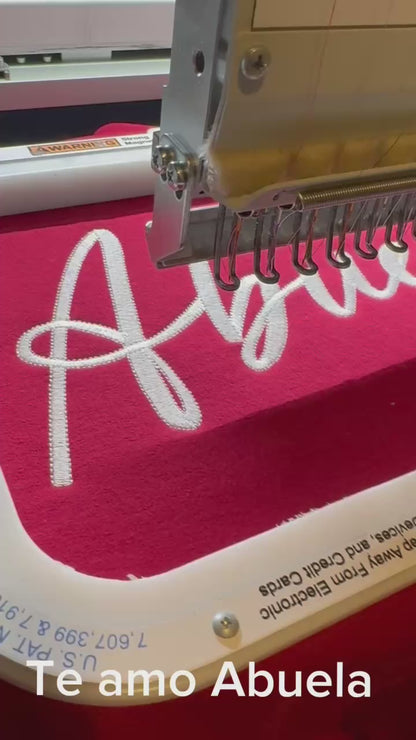 Abuela Embroidered Sweatshirt, Personalized Grandma Gift, Custom Names Sleeve, Hispanic Grandma Sweater, Latina Family Gift, Gift for Abuela